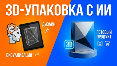 Как создать 3D упаковку товара с помощью ИИ: визуализация дизайна