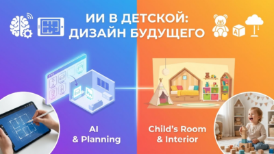 Создаем дизайн детской комнаты с помощью ИИ: планируем интерьер для ребенка