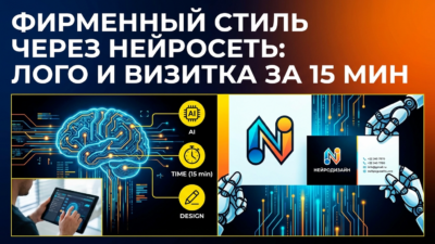 Как создать фирменный стиль для бизнеса с помощью нейросети: логотип и визитка за 15 минут
