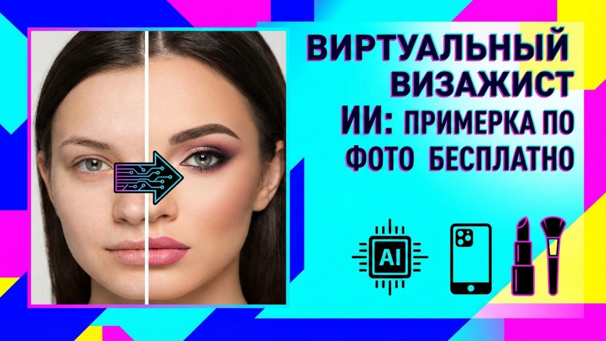 Как примерить макияж по фото с помощью ИИ: виртуальный визажист бесплатно