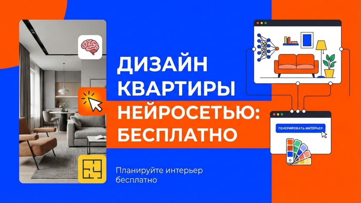 Как создать дизайн квартиры с помощью нейросети: планируем интерьер бесплатно