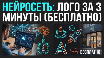 Как создать логотип с помощью нейросети за 3 минуты: для бизнеса бесплатно