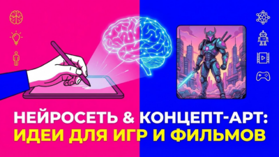 Как создать концепт-арт с помощью нейросети: визуализация идей для игр и фильмов