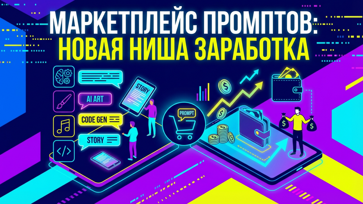 Маркетплейс промптов для нейросетей: новая ниша заработка
