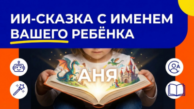 Как создать персонализированную сказку для ребенка с помощью ИИ: имя малыша в истории