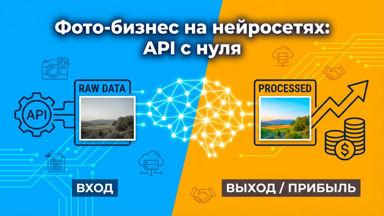 Сервис обработки фото на нейросетях: как построить бизнес на API с нуля