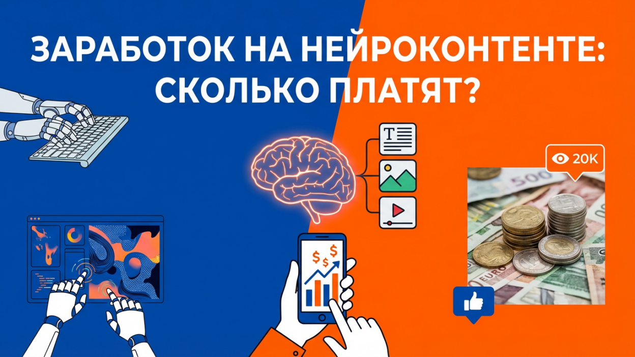 Заработок на создании контента с нейросетями: сколько платят за посты